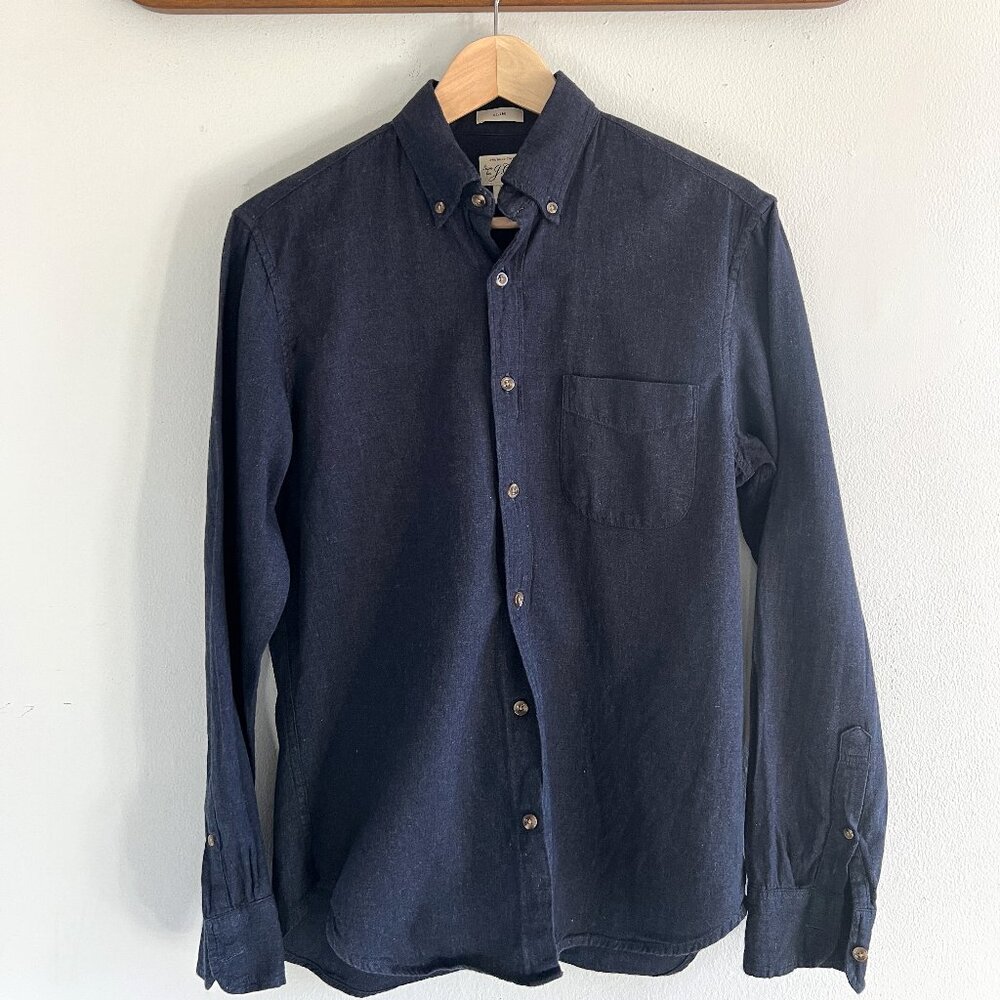 Brushed Twill Button-Up (Slim Fit)